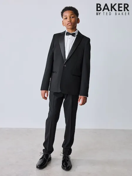 Baker by Ted Baker Black Tuxedo Suit Jacket