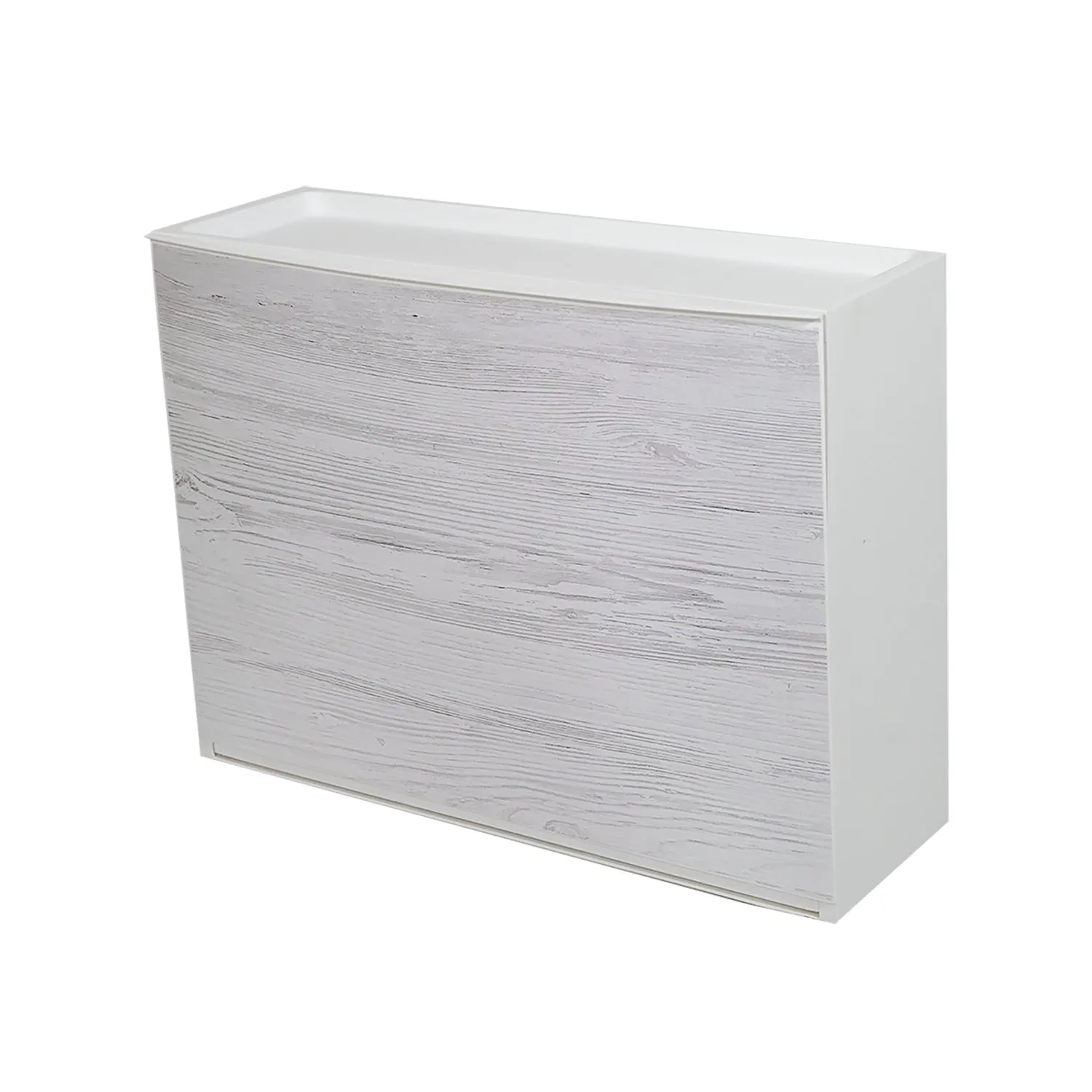 Scarpiera Effetto legno bianco Linea Wood