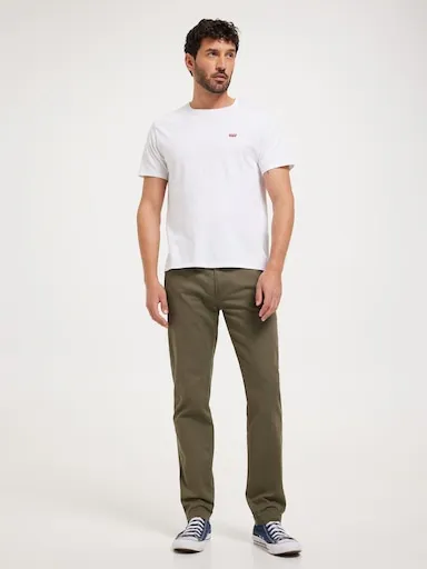 Levi's Xx Tapered Chino In Olive Knight