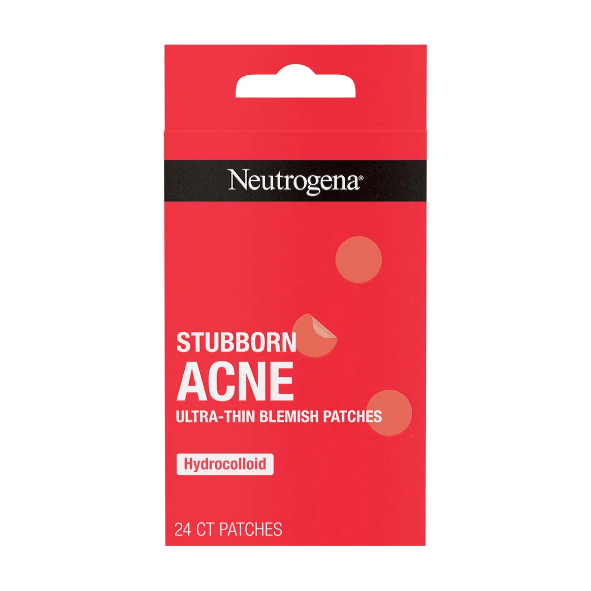 Neutrogena Stubborn Acne Patches, Facial Patches for Blemishes, 24 Count
