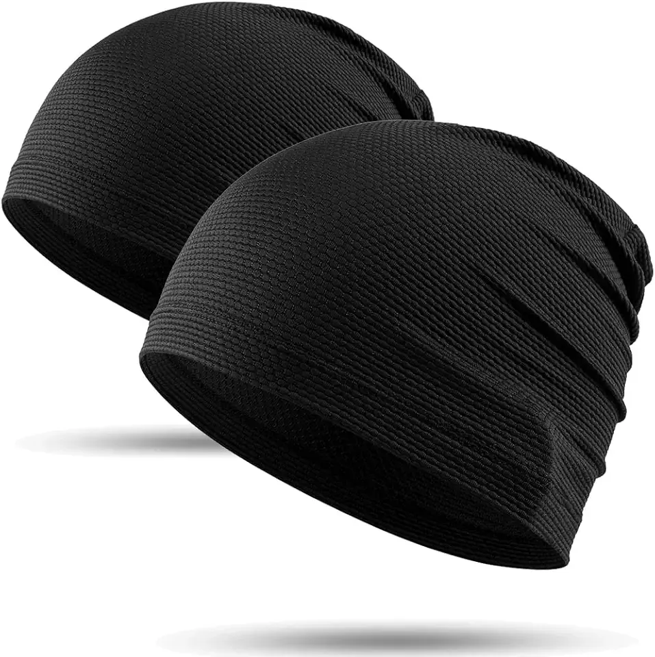 1Pack / 2 Pack Cooling Skull Caps for Men & Women - Breathable 3D Mesh Running Caps for Cycling, Gym & Summer