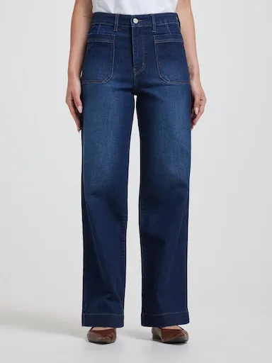Just Jeans Originals Patch Pocket Wide Leg Jeans