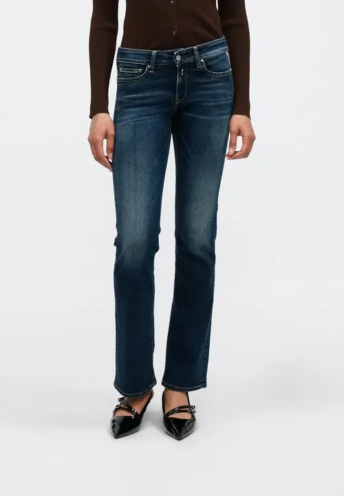 NEW LUZ - Jeans bootcut - darkblue