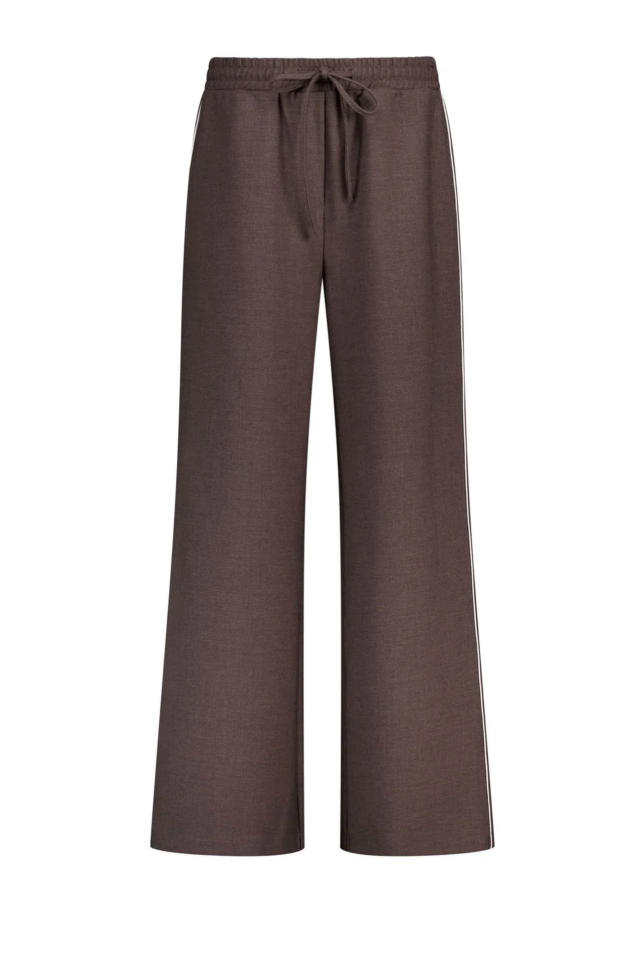 Wide fit broek | Bruin | L29