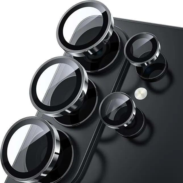 WSKEN for Samsung Galaxy S26 Ultra Camera Lens Protector - Ultra Thin Case Friendly, 9H Shatterproof Tempered Glass with Anti Scratch Metal Circle Camera S…