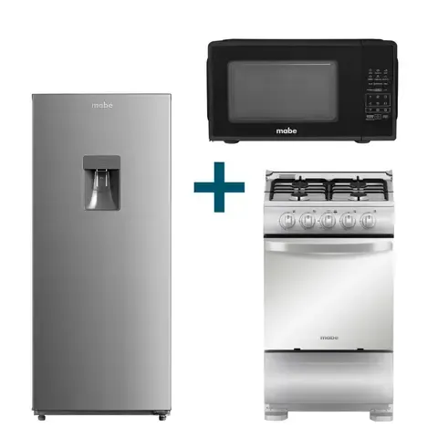 Combo Refrigeradora 187L +Cocina 52cm +Horno microondas