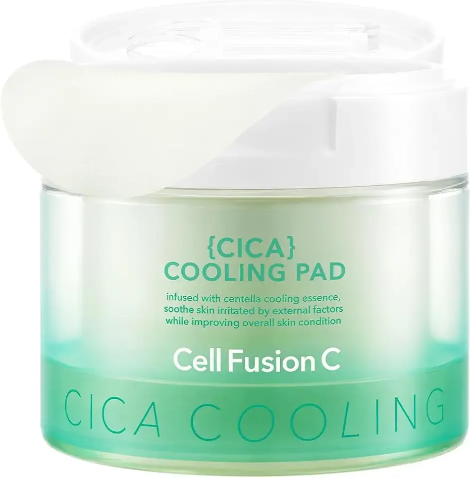 Cell Fusion C Post Alpha CICA Cooling Toner Pad - Redness Relieving & Cooling Korean Toner Pads | Centella Asiatica & Madecassoside | Hydrating, Soothing, Smoothing | 70 Pads / 6.08 fl.oz.