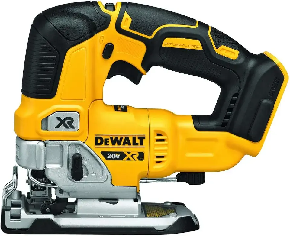 20V MAX XR Jig Saw, 3,200 Blade Speed, Cordless, Brushless Motor, LED Light, Bare Tool Only (DCS334B)