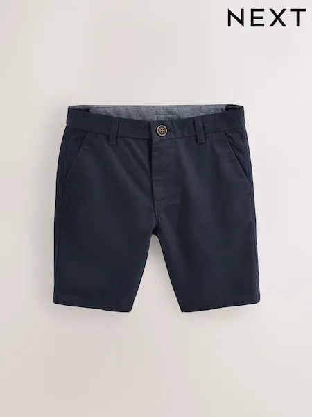 Navy Regular Fit Chino Shorts (3-16yrs)