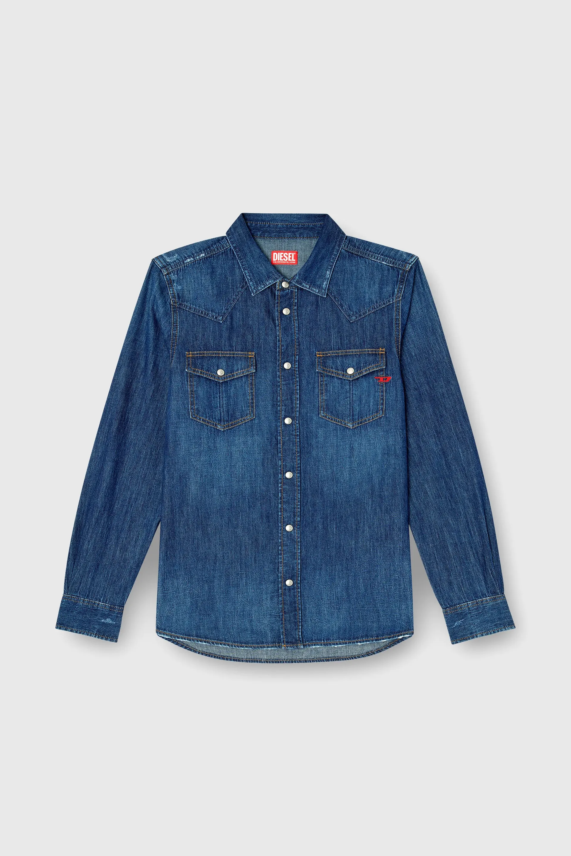 Denim overshirt