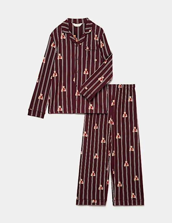 Spencer Bear™ Striped Christmas Family Pyjamas (1-16 Yrs)