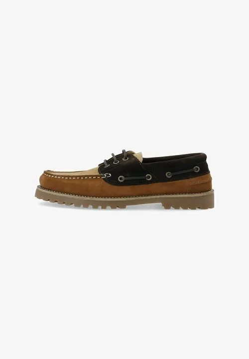 Boat shoes BIAGREG - Båtsko - brownmix