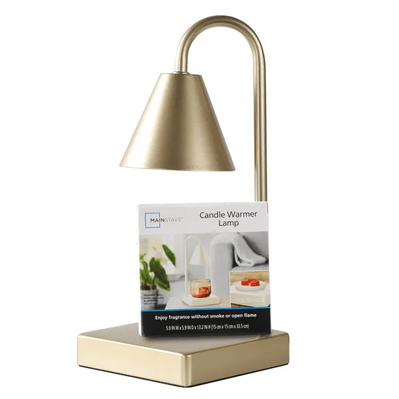 Mainstays Candle Warmer Lamp, Gold