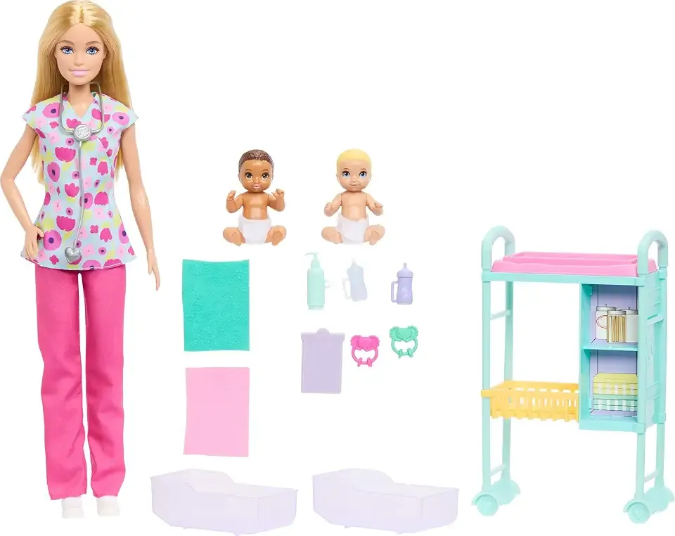 Careers Baby Doctor Themed Doll and Playset