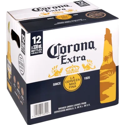 Corona Extra 330ml 12 Pack Bottles