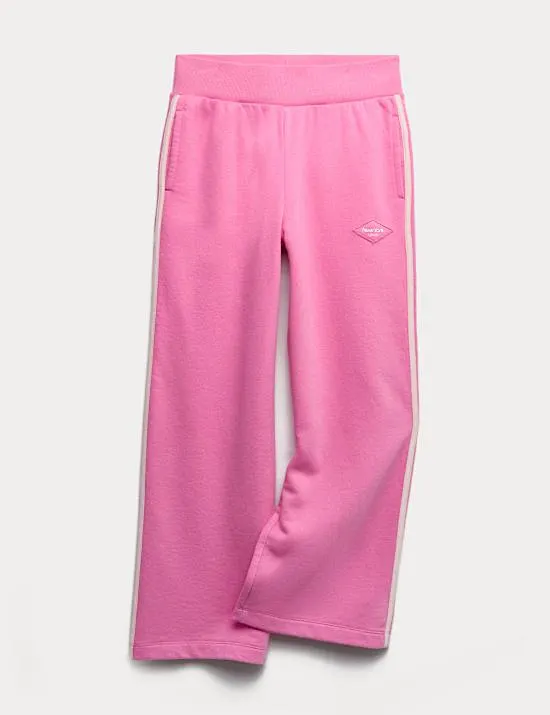 Cotton Rich Side Stripe Joggers (6-16 Yrs)
