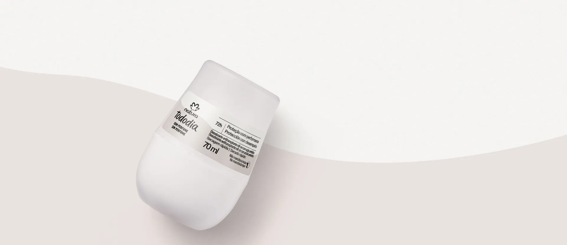 Desodorante Antitranspirante Roll-on Tododia Sem Perfume