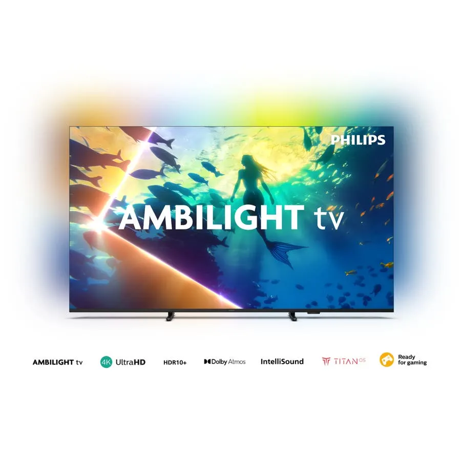 Smart TV LED 4K Philips 75" Titan OS 75PUD8100/77