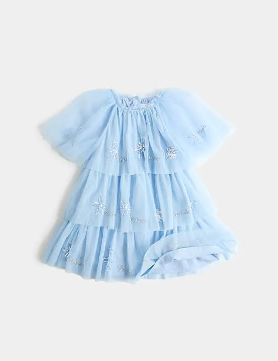 Disney Frozen™ Sequin Tiered Dress (2-8 Yrs)