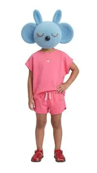 PLAIN T-SHIRT AND BERMUDA SHORTS SET