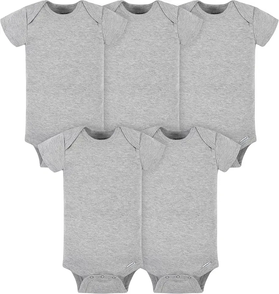 Baby Boys & Girls 5-Pack Solid Onesies Bodysuits