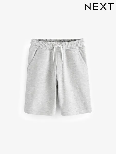 Grey Marl Regular Fit Basic Shorts (3-16yrs)