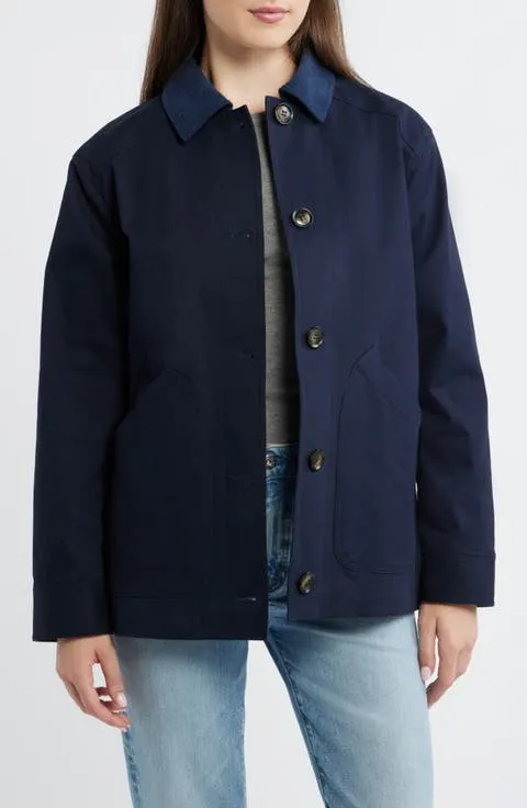 Bernardo Cotton Stretch Twill Jacket