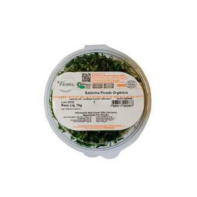 salsinha picada vivaris orgânica 70g