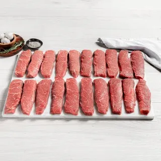Rastelli's USDA Choice Black Angus Sirloin Coulotte Steak (20/6 Oz Per Steak), 20 Total Count, 7.5 Lbs. Total