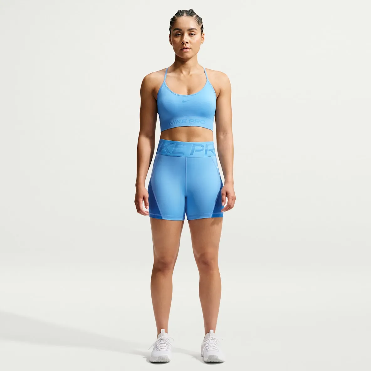 Dri-FIT sykkelshorts med høyt liv til dame (13 cm)