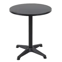 Mesa Redonda Aluminio Black 60 cm