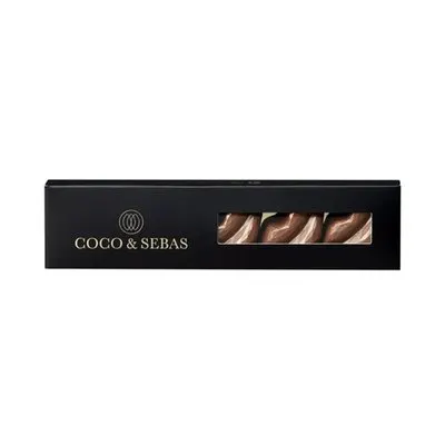 Boeket Stralend & Coco&Sebas chocolade kusjes