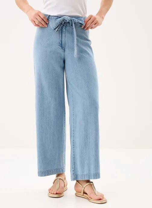 Wijde jeans / Flared Jeans Ladies Woven Pants ZA211EE dames blauw