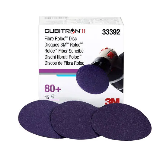 3M Cubitron II 75mm Roloc Abrasive Disc P80 (Pk/15)
