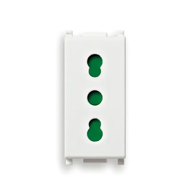 Presa di alimentazione Plana VIMAR 10-16 A, colore bianco