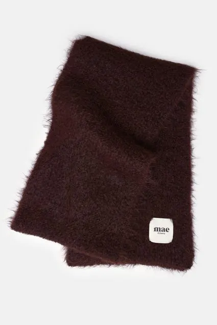Sjaal effen fluffy - MAE