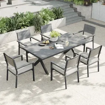 Sirio Colonial 7-piece Outdoor Patio Dining Set