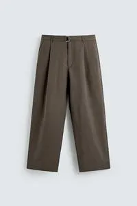FLOWING TROUSERS WITH BELT