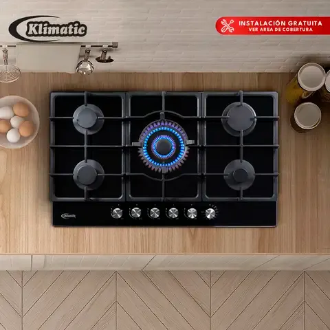 COCINA EMPOTRABLE TREVI 90 5 HORNILLAS