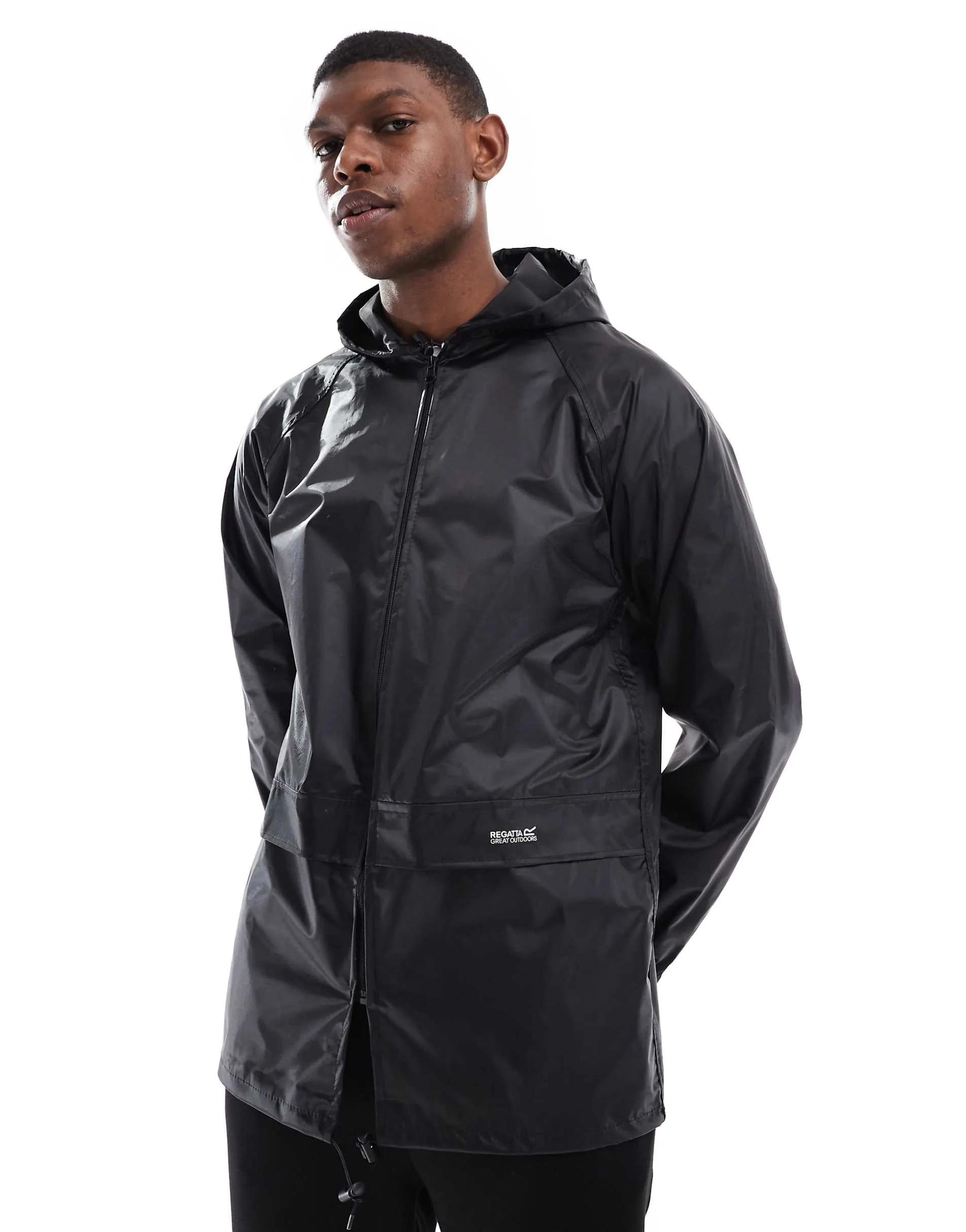 Regatta Unisex Stormbreak Waterproof Jacket in Black