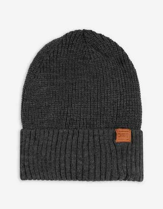 Berretto - Melangiato - grigio scuro