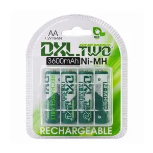 Pilas Aa Recargables Ni-mh 3600mah Pack X4 Cilíndricas 1.2v Dinax