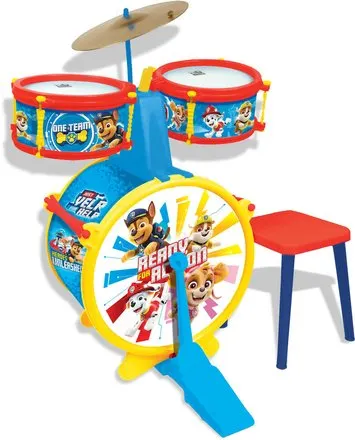 LA PAT'PATROUILLE - BATTERIE AVEC TABOURET