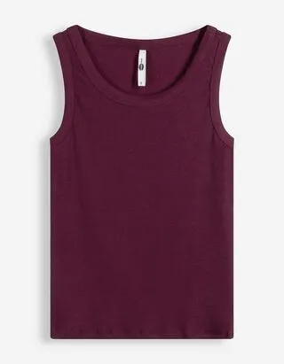 Top - A costine - Viola