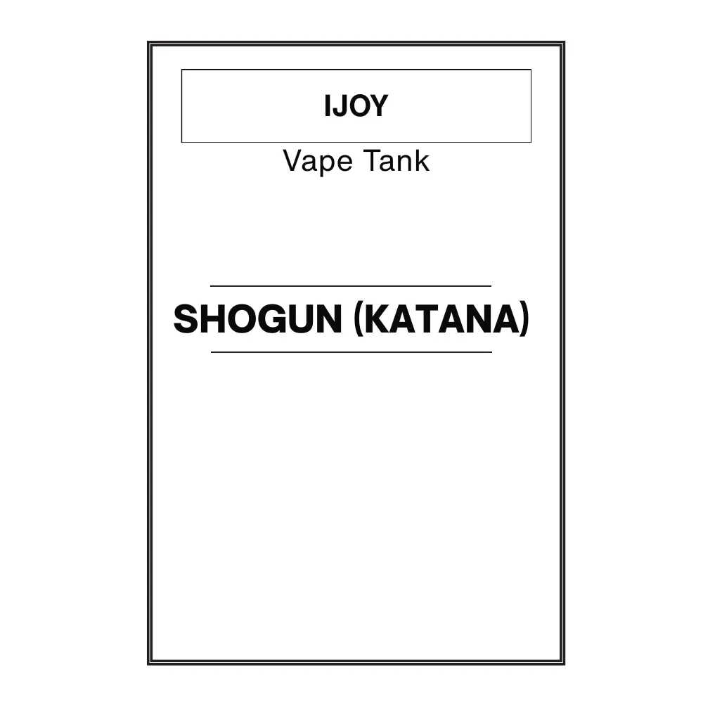 IJOY Shogun (Katana) Sub-ohm Tank