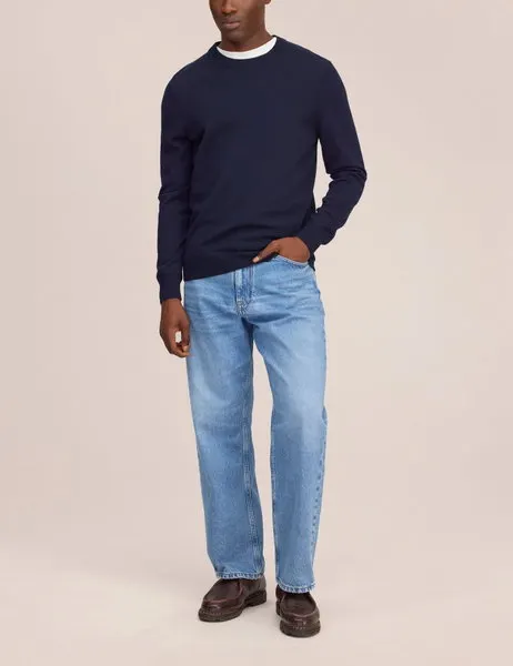 Ted Crewneck Sweater 6605 Navy Blue