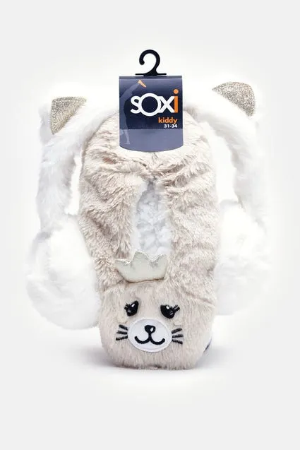 Kids geschenkset oorwarmers en pantoffels - sOxi