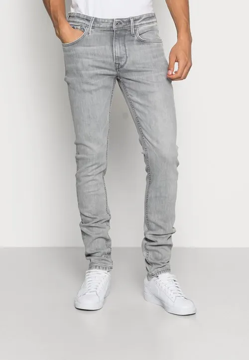 FINSBURY - Jeans Skinny Fit - grey denim