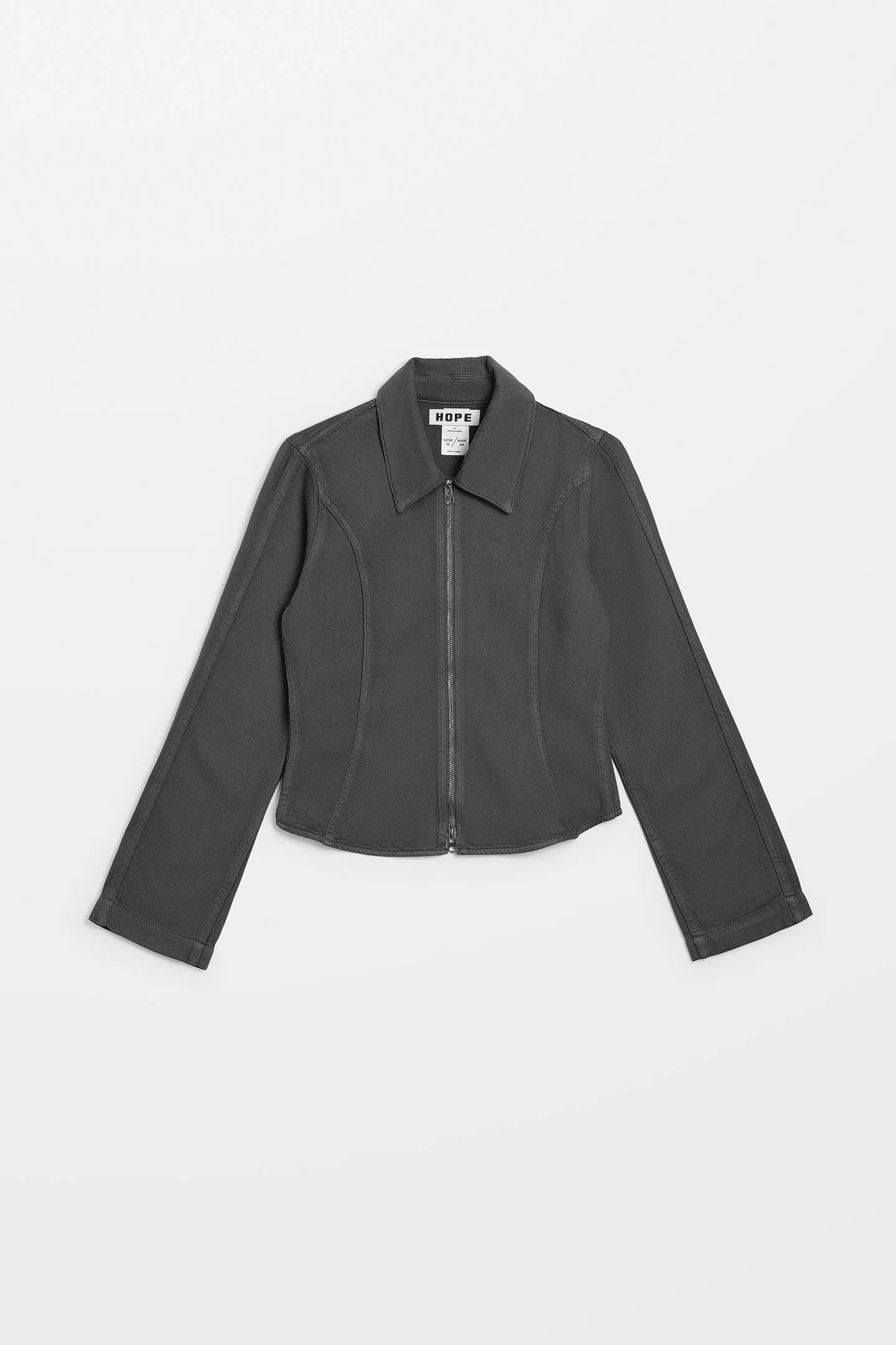 Slim Zip-Up Shirt
