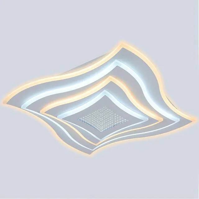 Plafoniera LED Masha bianco IP20 cct da bianco caldo a bianco freddo con regolazione di temperatura, 4400 lumen